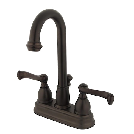 Kingston Brass 4" Centerset Bathroom Faucet, Oil Rubbed Bronze KB3615FL